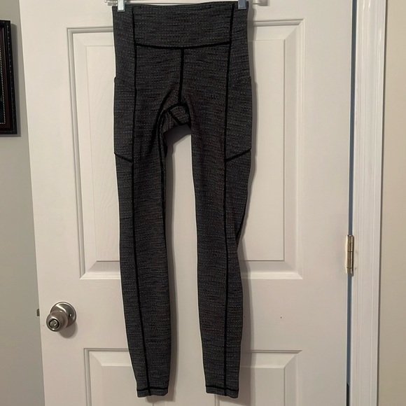 Lululemon Speed Up Tight 28" Luon Heathered Black Luxtreme - Picture 6 of 10